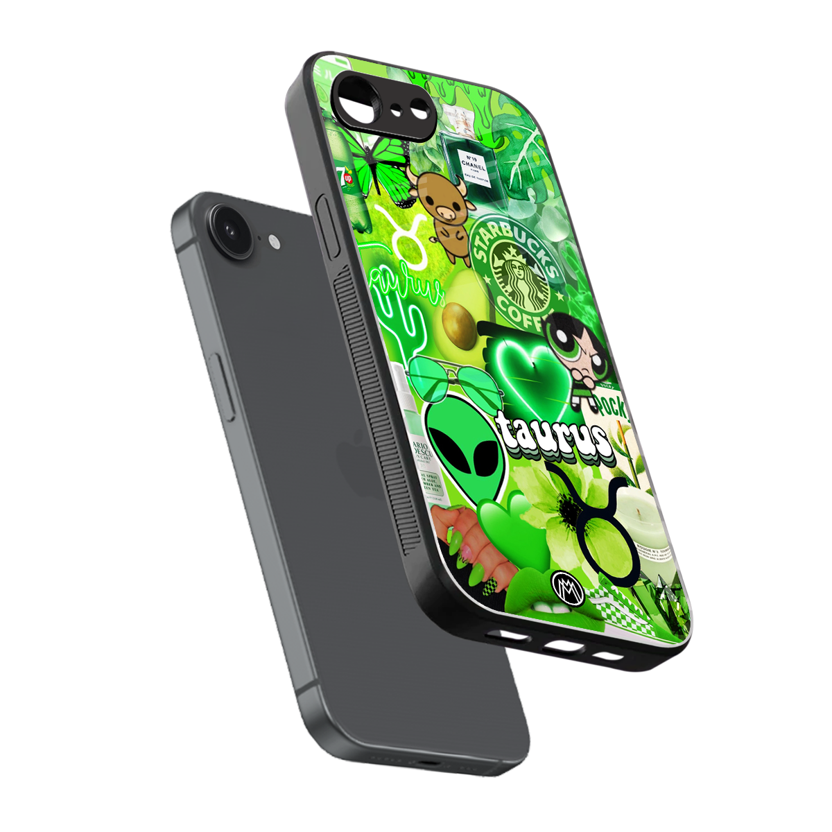 taurus aesthetic collage back phone cover | glass case for iphone 16e