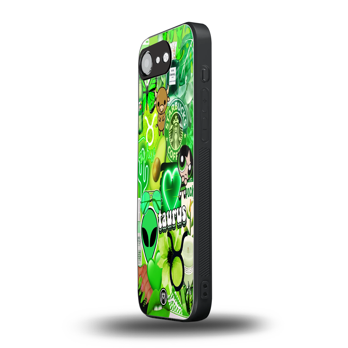 taurus aesthetic collage back phone cover | glass case for iphone 16e