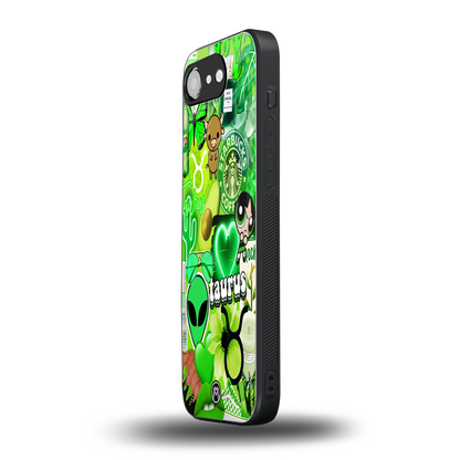 taurus aesthetic collage back phone cover | glass case for iphone 16e