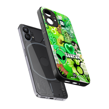 taurus aesthetic collage back phone cover | glass case for nothing phone 1