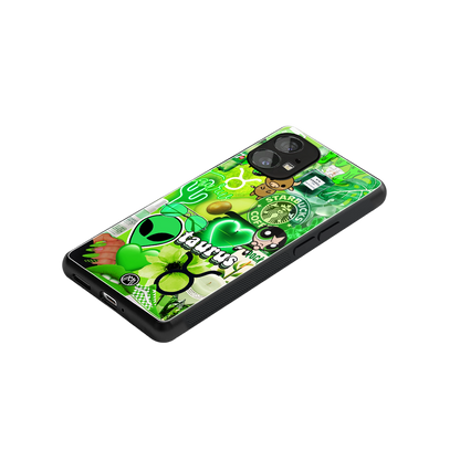 taurus aesthetic collage back phone cover | glass case for nothing phone 1