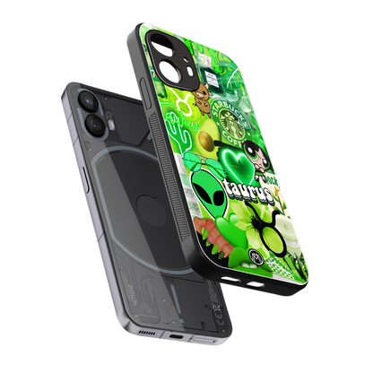 taurus aesthetic collage back phone cover | glass case for nothing phone 2