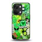 taurus aesthetic collage back phone cover | glass case for oneplus nord 3