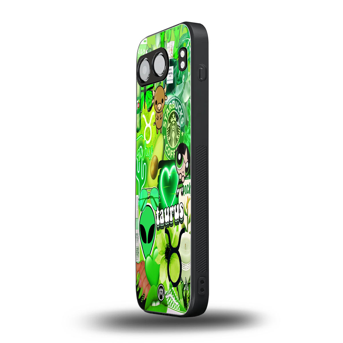 taurus aesthetic collage back phone cover | glass case for oneplus nord 4