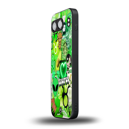 taurus aesthetic collage back phone cover | glass case for oneplus nord 4