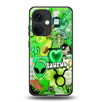 taurus aesthetic collage back phone cover | glass case for oneplus nord ce 3