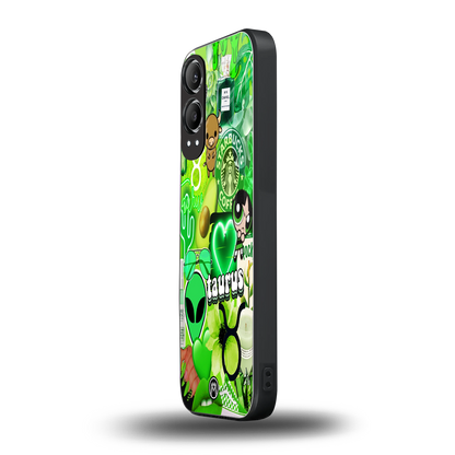 taurus aesthetic collage back phone cover | glass case for oneplus nord ce 4 lite