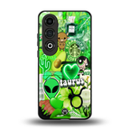 taurus aesthetic collage back phone cover | glass case for oneplus nord ce 4