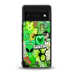 taurus aesthetic collage back phone cover | glass case for google pixel 6 pro