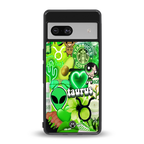 taurus aesthetic collage back phone cover | glass case for Google Pixel 7