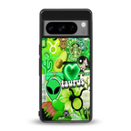 taurus aesthetic collage back phone cover | glass case for google pixel 8 pro