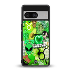 taurus aesthetic collage back phone cover | glass case for Google Pixel 8