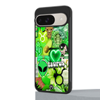 taurus aesthetic collage back phone cover | glass case for google pixel 9