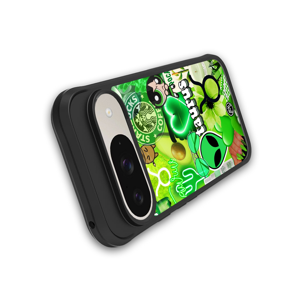 taurus aesthetic collage back phone cover | glass case for google pixel 9
