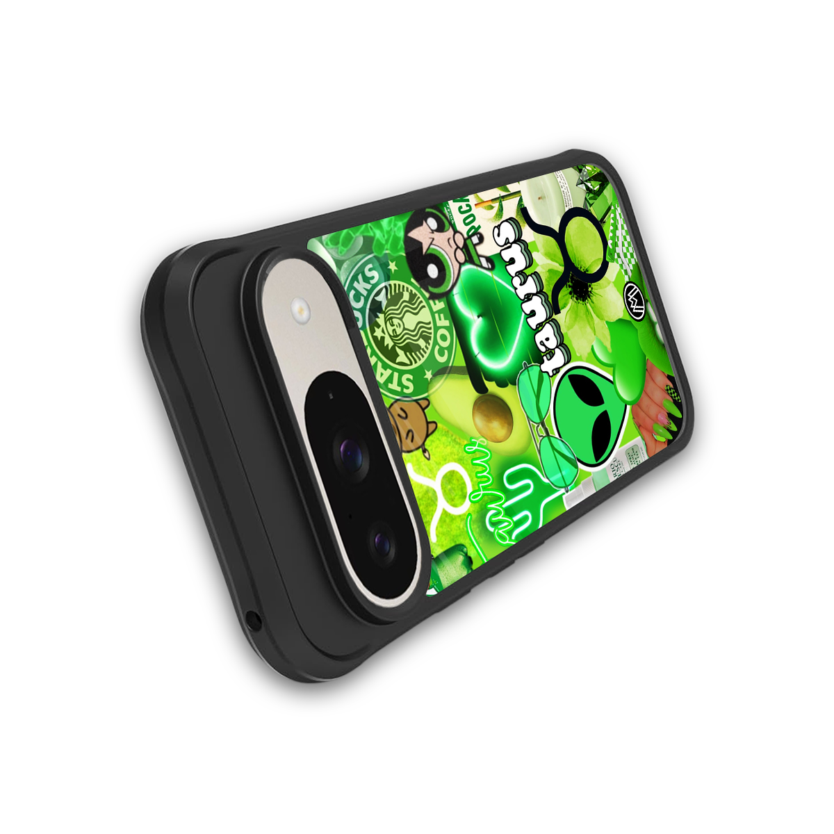 taurus aesthetic collage back phone cover | glass case for google pixel 9