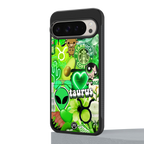 taurus aesthetic collage back phone cover | glass case for google pixel 9 pro