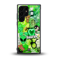 taurus aesthetic collage back phone cover | glass case for samsung galaxy s23 ultra