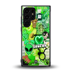 taurus aesthetic collage back phone cover | glass case for samsung galaxy s23 ultra