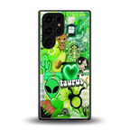 taurus aesthetic collage back phone cover | glass case for samsung galaxy s25 ultra