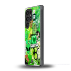 taurus aesthetic collage back phone cover | glass case for samsung galaxy s25 ultra