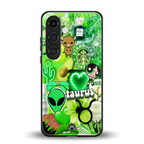 taurus aesthetic collage back phone cover | glass case for samsung galaxy s24