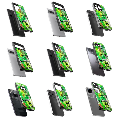 Durable Glass Back Mobile Case for iPhone, Samsung, OnePlus, Google Pixel, Redmi, Vivo, Oppo