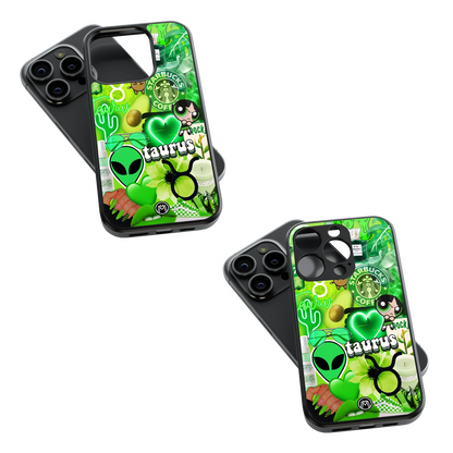 Trendy Glass Back Mobile Case for iPhone, Samsung, Redmi, OnePlus, Google Pixel, Motorola