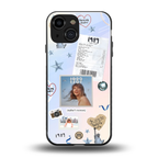 taylor mix back phone cover | glass case for iphone 13 mini
