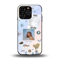 taylor mix back phone cover | glass case for iphone 15 pro