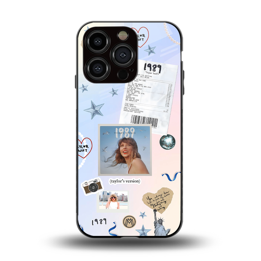 taylor mix back phone cover | glass case for iphone 15 pro