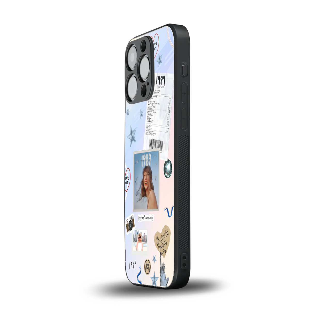 taylor mix back phone cover | glass case for iphone 15 pro