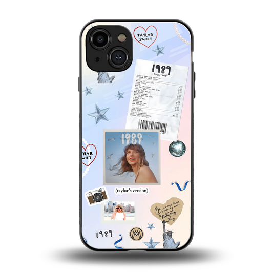 taylor mix back phone cover | glass case for iphone 15