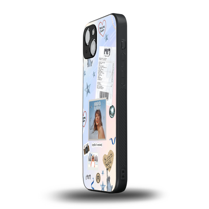 taylor mix back phone cover | glass case for iphone 15