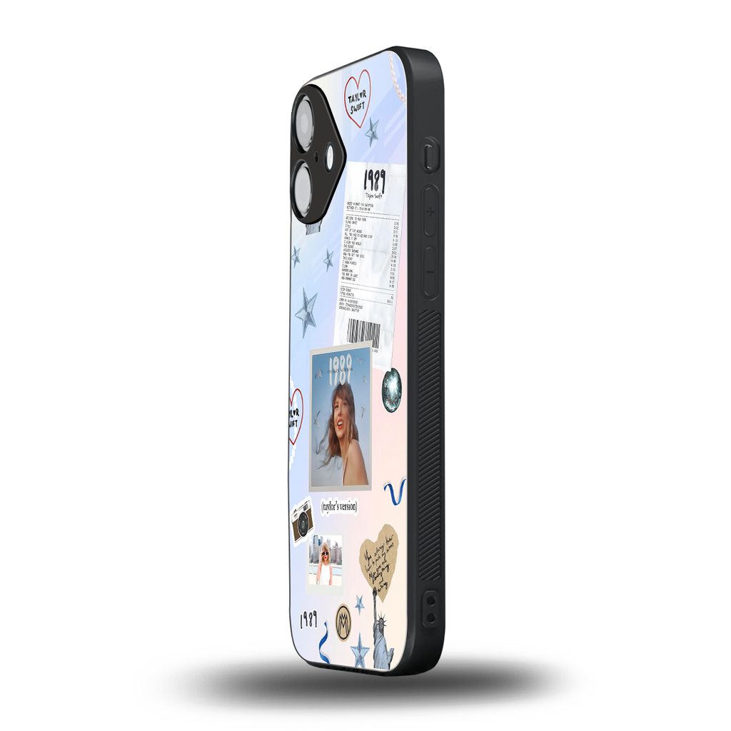 taylor mix back phone cover | glass case for iphone 16 plus