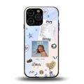 taylor mix back phone cover | glass case for iphone 16 pro max