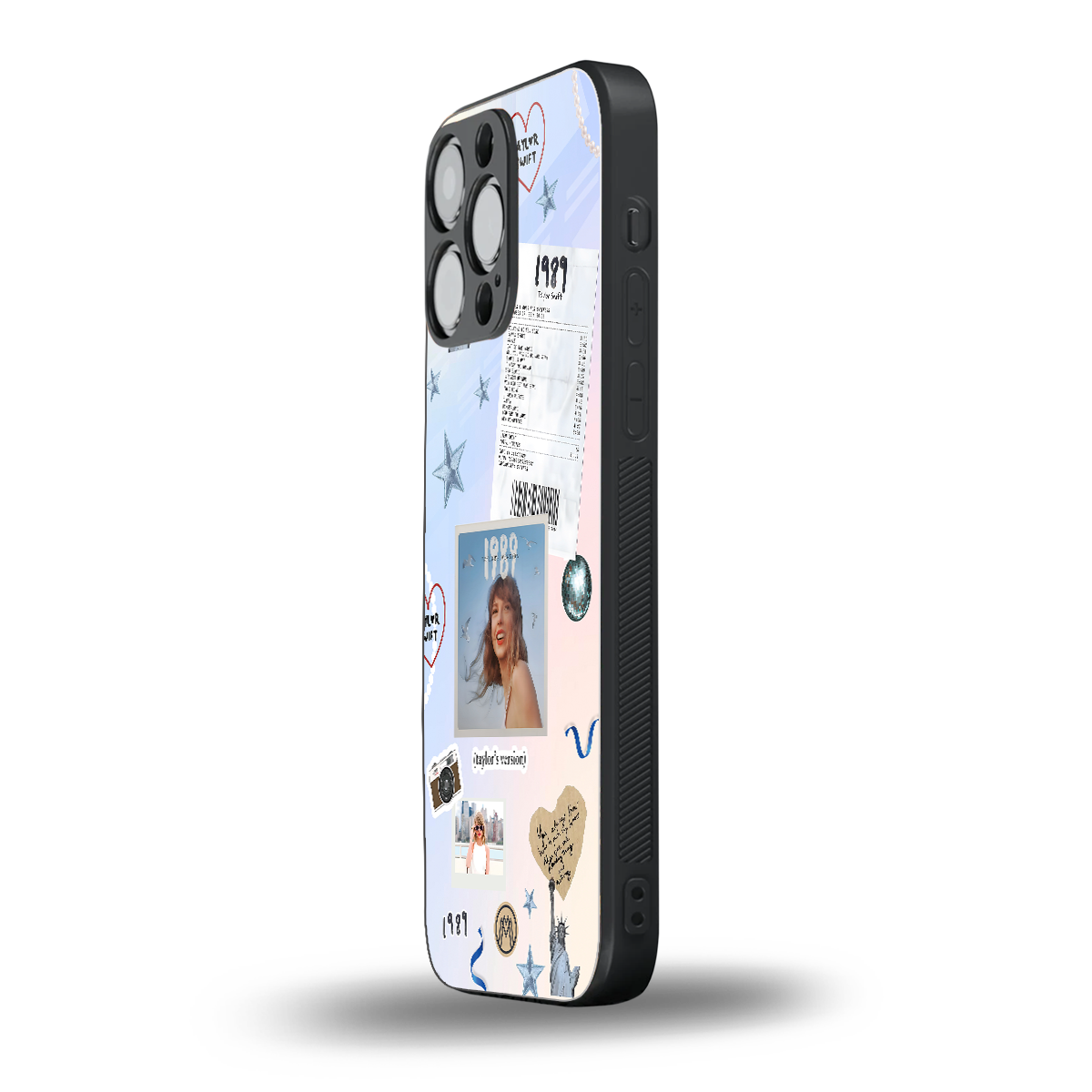 taylor mix back phone cover | glass case for iphone 16 pro max