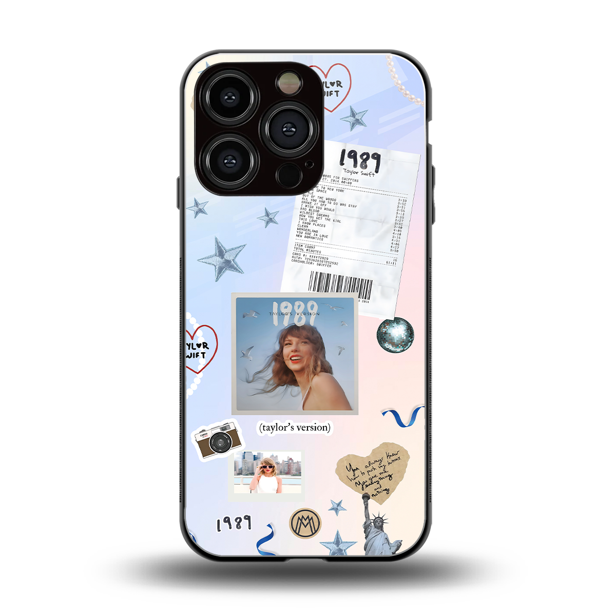 taylor mix back phone cover | glass case for iphone 16 pro