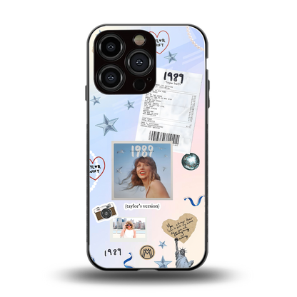 taylor mix back phone cover | glass case for iphone 16 pro