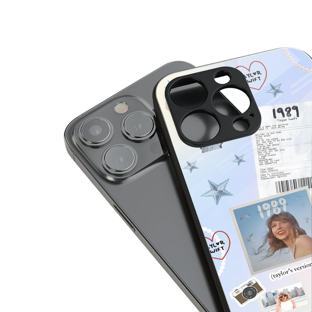 taylor mix back phone cover | glass case for iphone 15 pro max