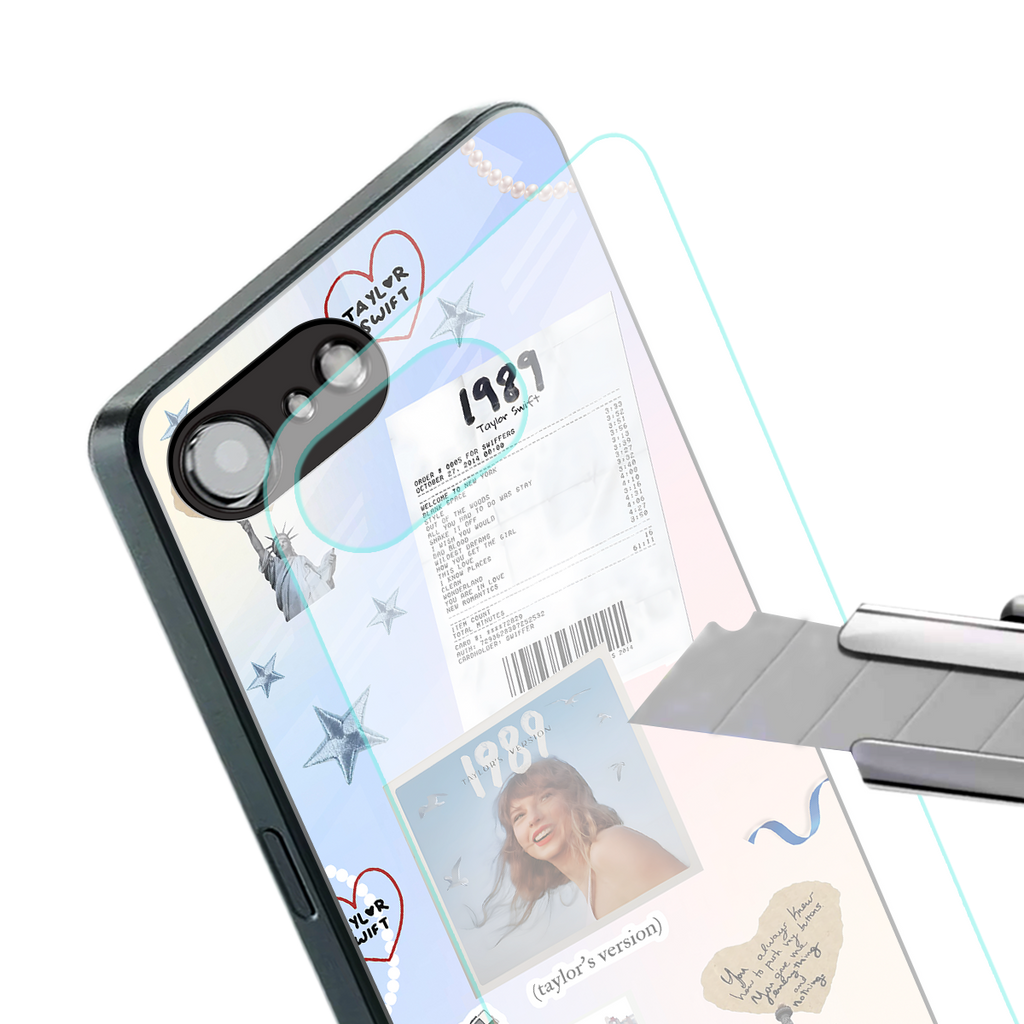 taylor mix back phone cover | glass case for iphone 16e