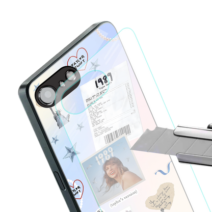 taylor mix back phone cover | glass case for iphone 16e