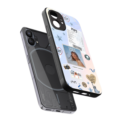 taylor mix back phone cover | glass case for nothing phone 1