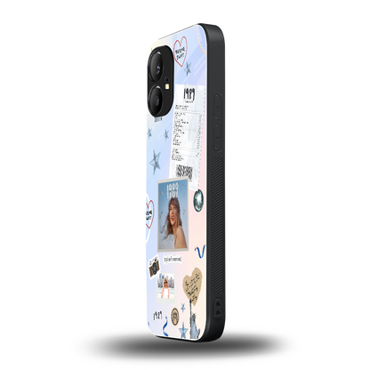 taylor mix back phone cover | glass case for nothing phone 1