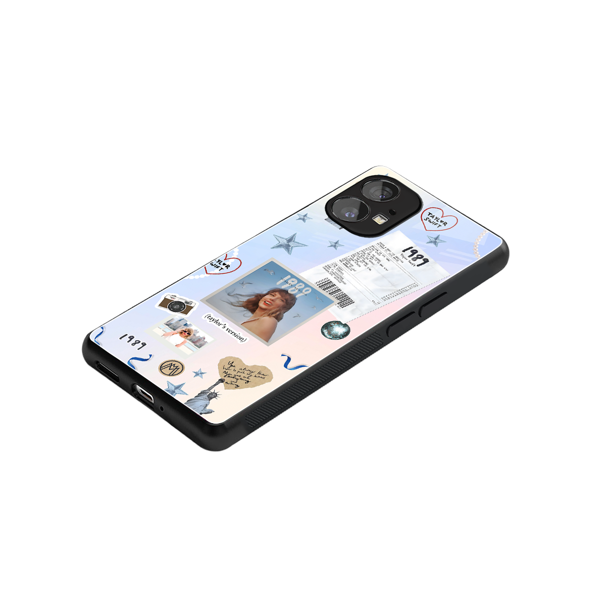 taylor mix back phone cover | glass case for nothing phone 1