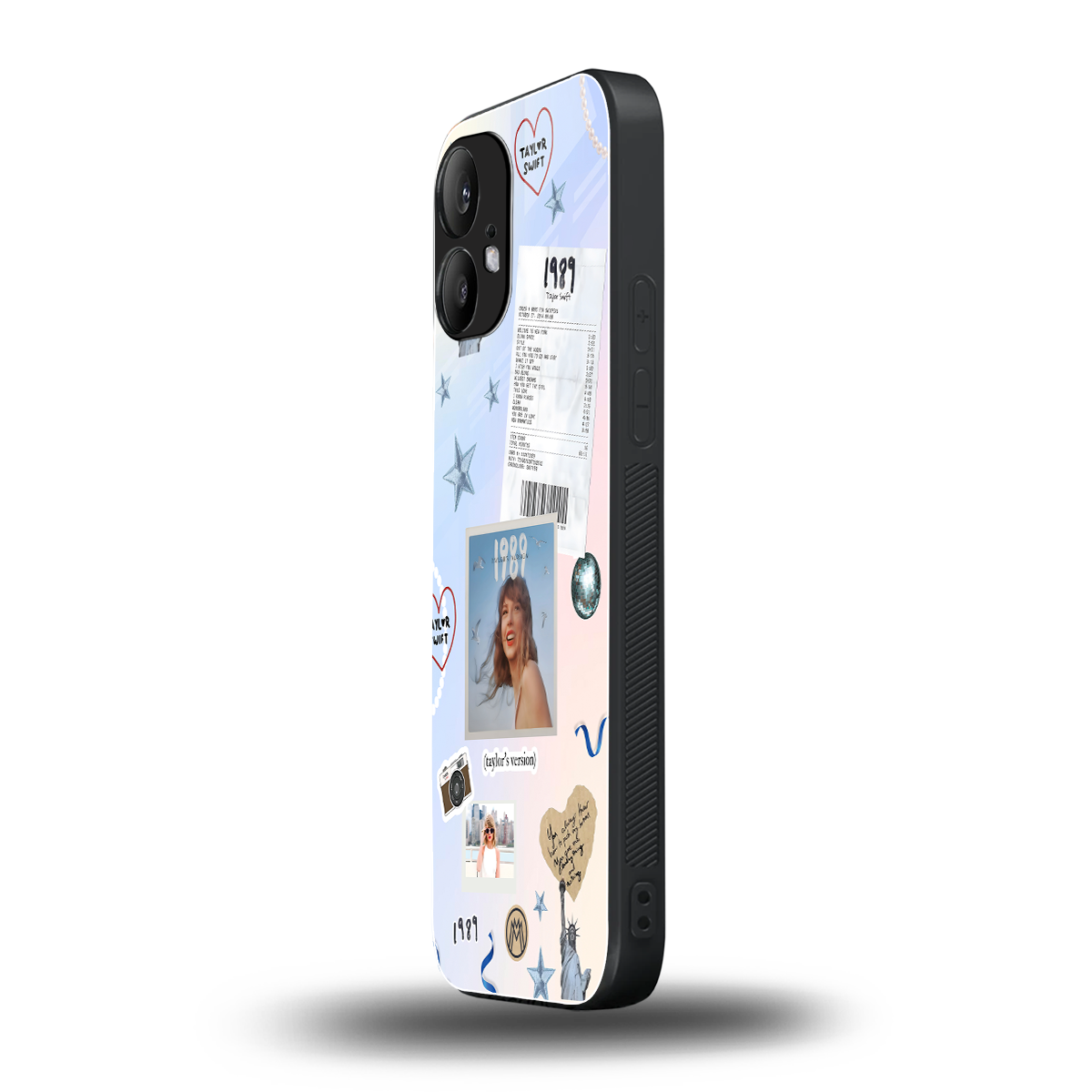 taylor mix back phone cover | glass case for nothing phone 2