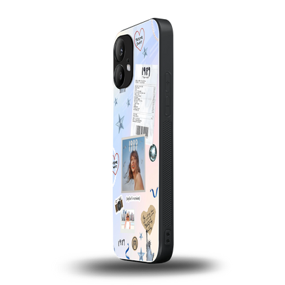 taylor mix back phone cover | glass case for nothing phone 2