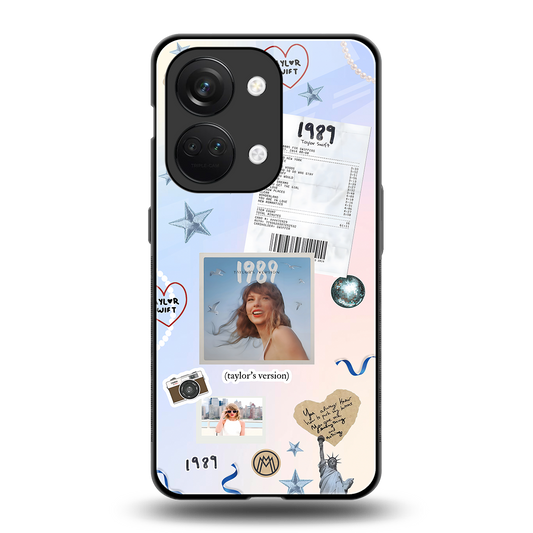 taylor mix back phone cover | glass case for oneplus nord 3