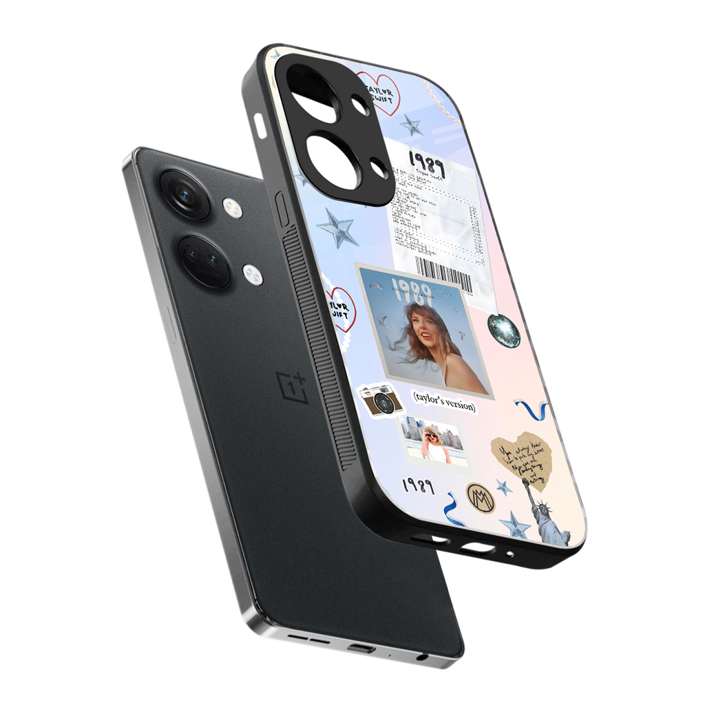 taylor mix back phone cover | glass case for oneplus nord 3