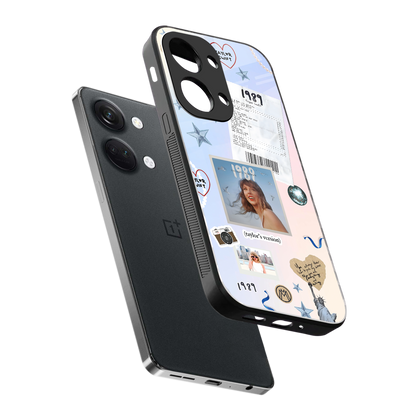 taylor mix back phone cover | glass case for oneplus nord 3