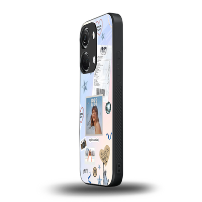 taylor mix back phone cover | glass case for oneplus nord 3
